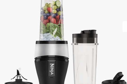 AUTO WIN - Ninja QB3001UKS Smoothie Maker, Black/Silver - 08/02