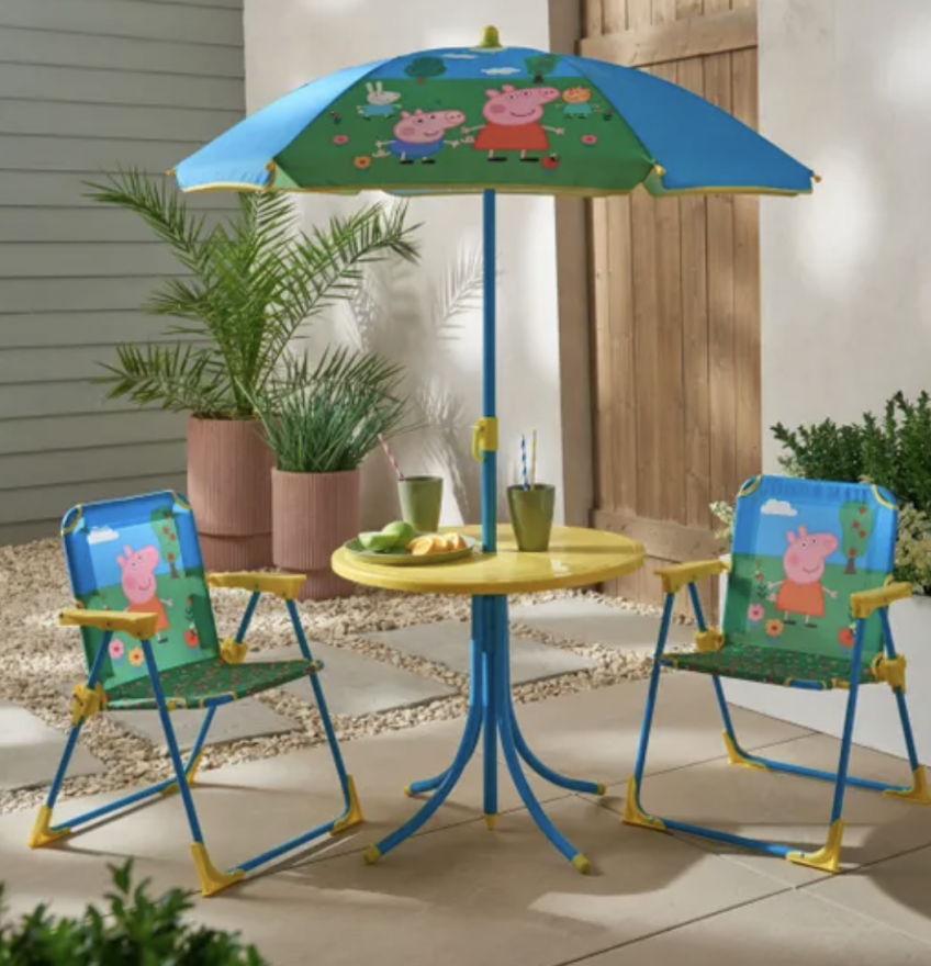 Peppa Pig Kids Garden Patio Set Competition Fox