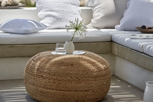 THE WHITE COMPANY - Jute Pouffe