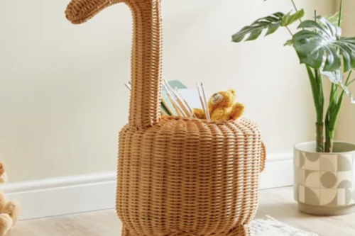 AUTO WIN - Giraffe Rattan Storage Basket