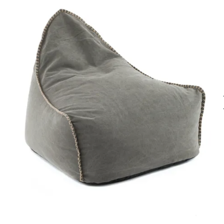Charcoal Canvas Bean Bag Chair Competition Fox