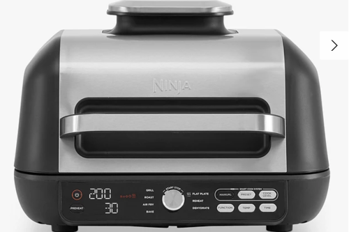 Ninja AG651UK Foodi MAX PRO Health Grill, Flat Plate & Air Fryer - 16/02