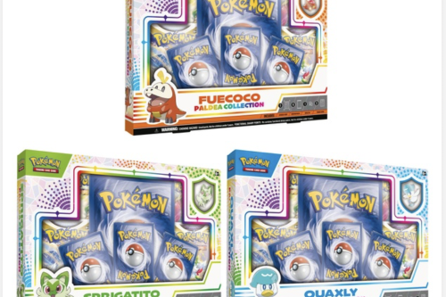 AUTO WIN - Pokémon Trading Card Game: Paldea Collection - Sprigatito, Fuecoco & Quaxly