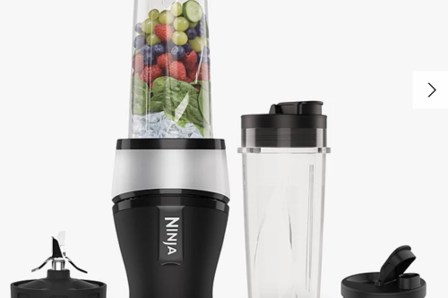 AUTO WIN - Ninja QB3001UKS Smoothie Maker, Black/Silver - 24/02