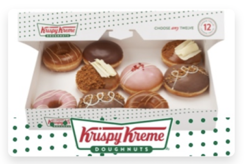 FREE GIVEAWAY - 5 WINNERS  Krispy Kreme "Choose Your Own" eGift Card - 17/02