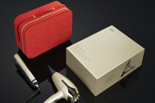GHD PLATINUM+ & HELIOS™ DELUXE GIFT SET IN CHAMPAGNE GOLD