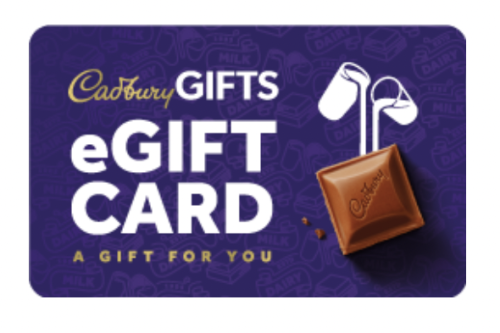 AUTO WIN - WIN A £100 CADBURY E GIFT CARD - 26/02