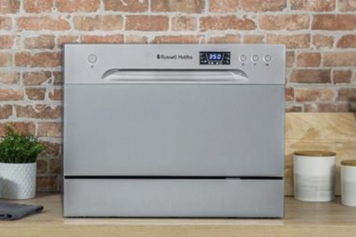 AUTO WIN - RUSSELL HOBBS RHTTDW6S Table Top Dishwasher - Silver