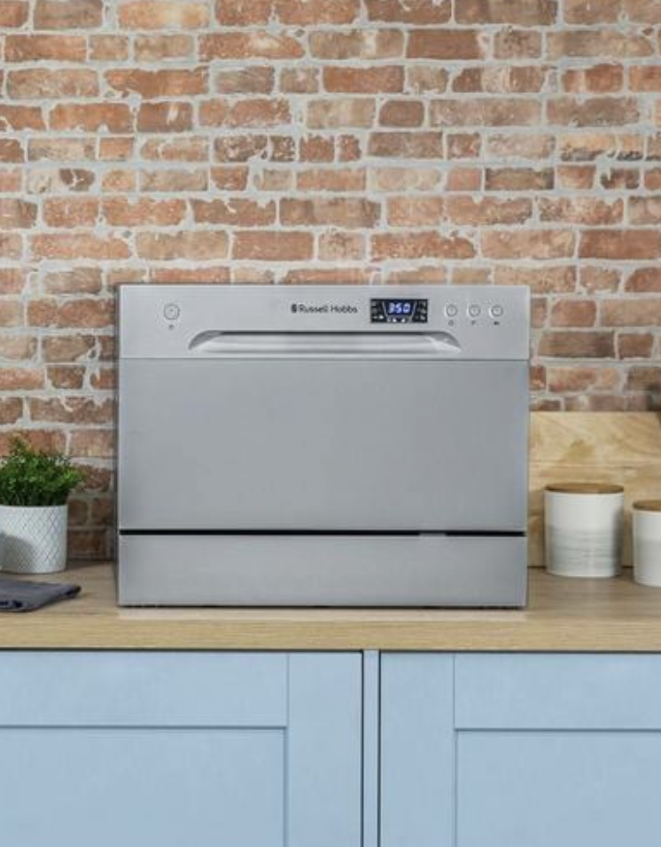 AUTO WIN - RUSSELL HOBBS RHTTDW6S Table Top Dishwasher - Silver ...