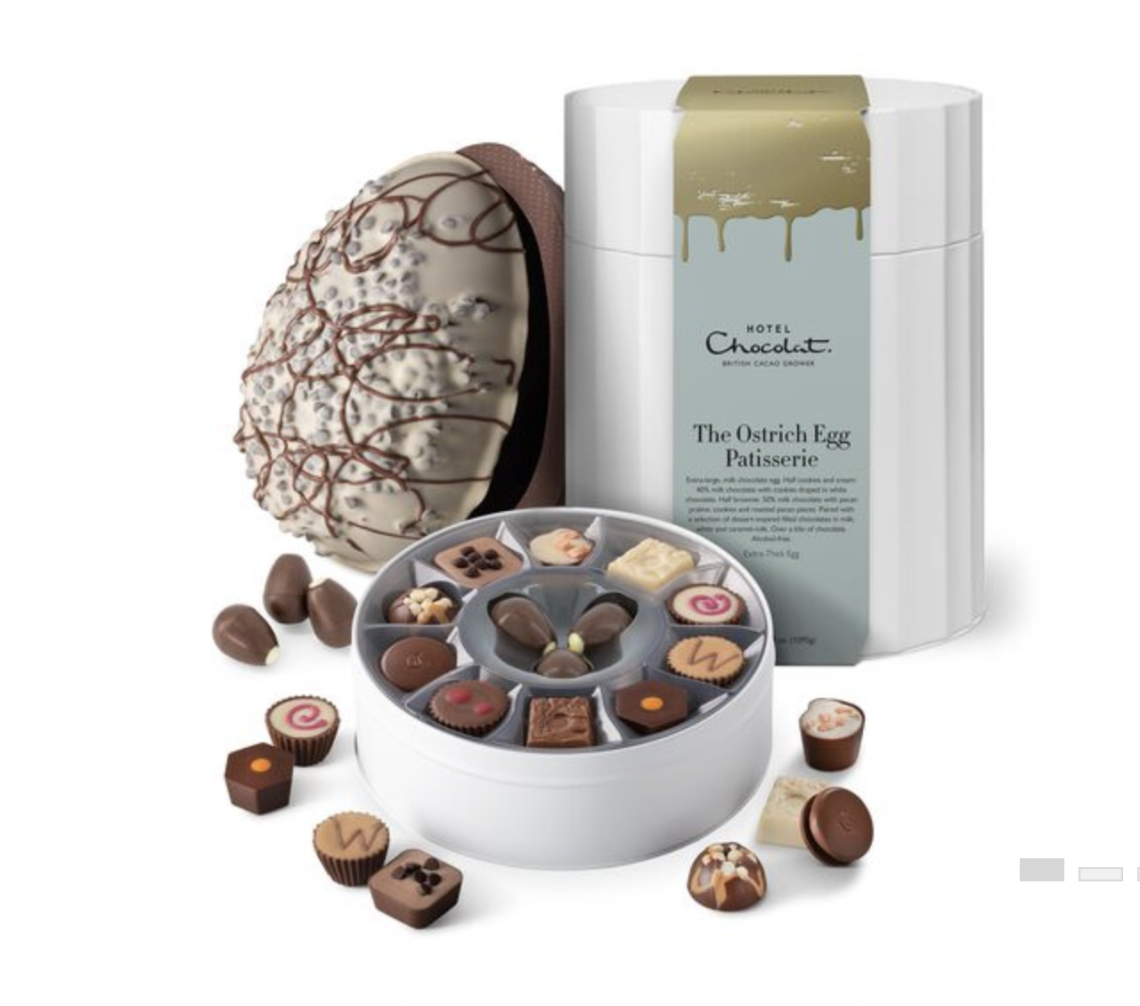 AUTO WIN HOTEL CHOCOLATE Patisserie Chocolate Ostrich Easter Egg 19