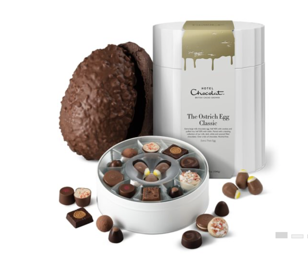 Hotel Chocolat Classic Ostrich Easter Egg Competition Fox