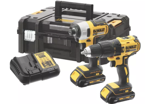 DEWALT DCK2060L2T-SFGB 18V 2 X 3.0AH LI-ION XR BRUSHLESS CORDLESS TWIN PACK - 15/03
