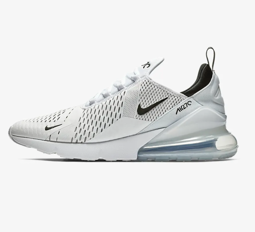 Nike Air Max 270 Men's Shoes White/Black - Competition Fox