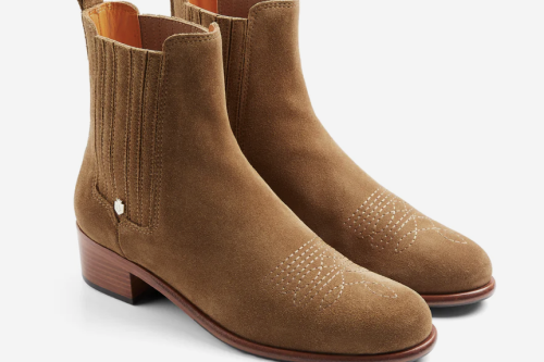 FAIRFAX & FAVOUR The Rockingham Women's Ankle Boot - Tan Suede