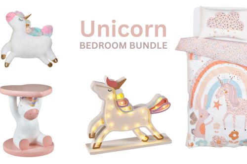 WIN A UNICORN BEDROOM BUNDLE