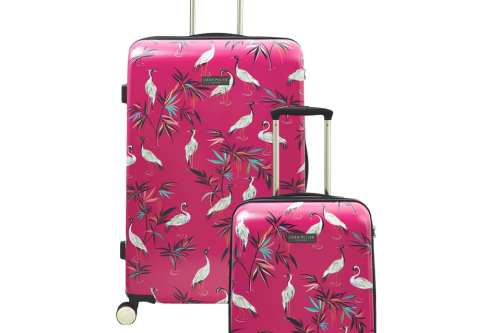 Sara Miller Heron 77cm 4-Wheel Large and Cabin Suitcase Set