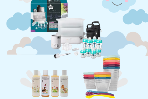 Tommee Tippee Advanced Anti-Colic Complete Feeding Set & Babybols & Bath Set