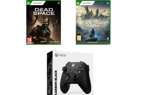 AUTO WIN - Xbox Wireless Controller – Carbon Black & 2 GAMES