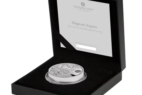 Hogwarts Express 2022 UK 2oz Silver Proof Coin Limited Edition 750