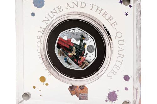 Hogwarts Express 2022 UK 50p Colour Silver Proof Coin