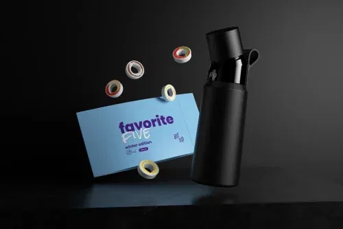 AUTO WIN-WIN A AIR UP 850 ml steel bottle + fav5 winter edition