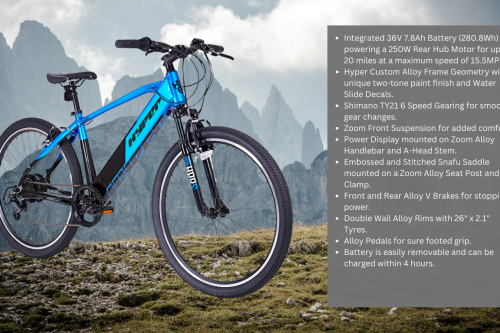 WIN THIS HYPER ELECTRIC BIKE & £50 SITE CREDIT