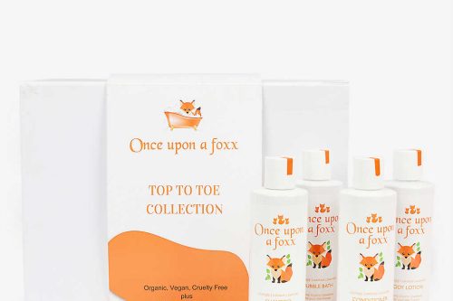 AUTO WIN-ONCE UPON A FOXX Top-To-Toe bathtime set