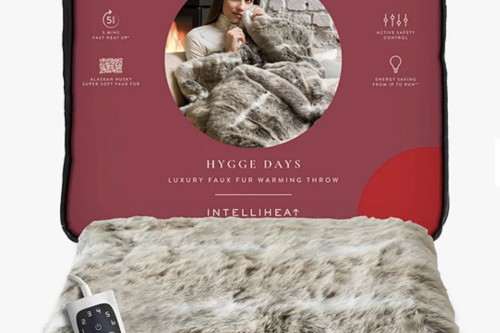 AUTO WIN - Dreamland Alaskan Husky Faux Fur Throw