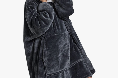 AUTO WIN - Premium Hoodie Blanket, Oversized Wearable Hooded Sweatshirt One Size Fits All