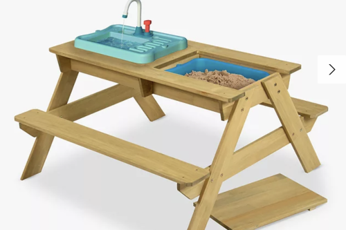 TP Toys Wooden Sand & Water Picnic Bench