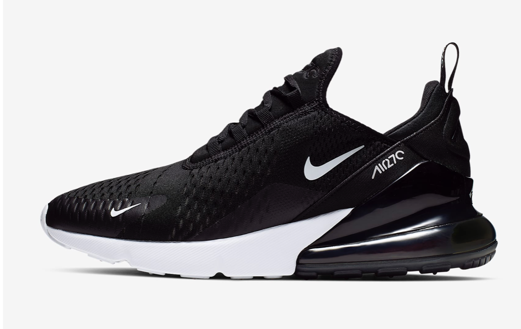 Nike Air Max 270 Men's Shoes Black/White/Solar Red/Anthracite - 29/03 ...