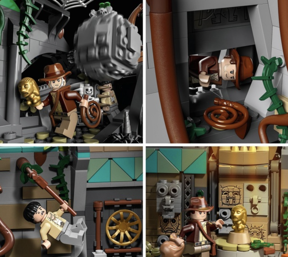LEGO Indiana Jones Temple of the Golden Idol 77015 Building Kit (1,545  Pieces)