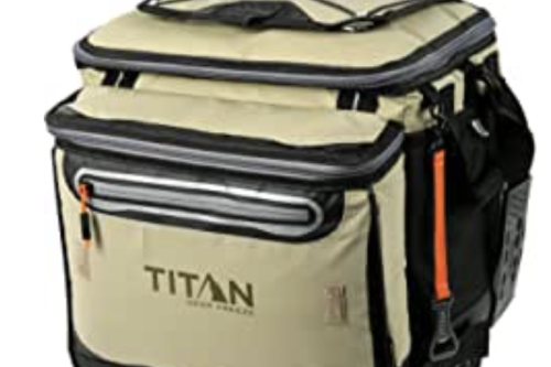 AUTO WIN - Arctic Zone Titan Deep Freeze 60 (50+10) Can Collapsible Rolling Cooler with All-Terrain Cart - 07/03
