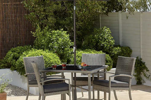 Jakarta Charcoal 6 Piece Patio Set