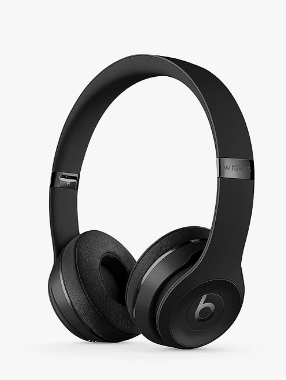 Beats Solo³ Wireless Bluetooth On-Ear Headphones With Mic/Remote, Black ...