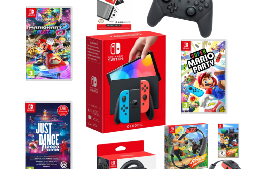NINTENDO SWITCH OLED GAMING BUNDLE!