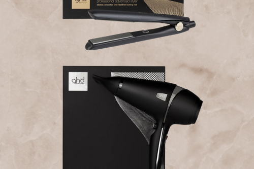 ghd Air® Hairdryer, Black & ghd Gold Hair Straightener, Black