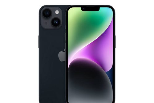 Apple iPhone 14, iOS, 6.1", 5G, SIM Free, 128GB, Midnight - 14/04