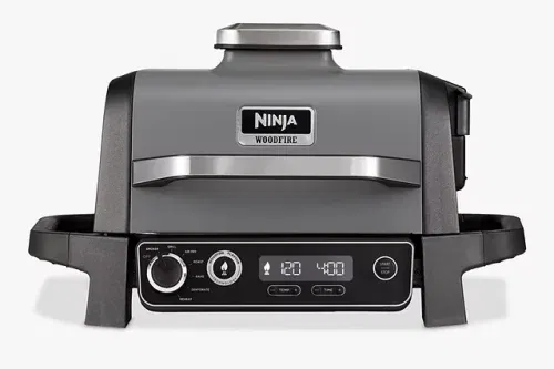 Ninja Woodfire Electric BBQ Grill & Smoker, Black