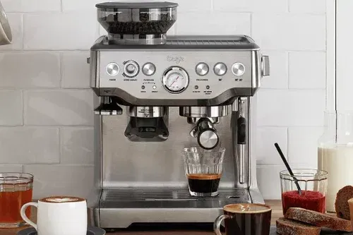 Sage Barista Express Bean-to-Cup Coffee Machine with Milk Jug, Stainless Steel - 11/04