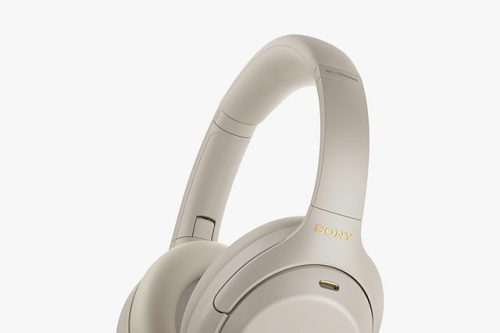 Sony WH-1000XM4 Noise Cancelling Wireless Bluetooth NFC High Resolution Audio Over-Ear Headphones with Mic/Remote, Silver - 11/04