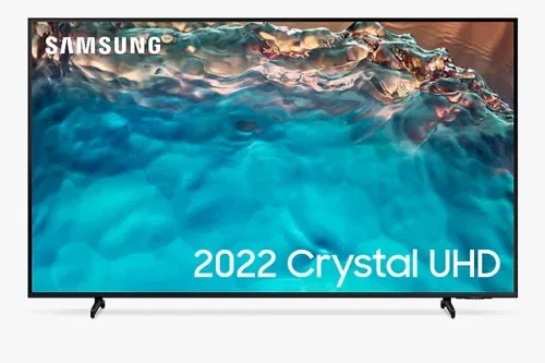 Samsung UE65BU8000 (2022) HDR 4K Ultra HD Smart TV, 65 inch with TVPlus, Black