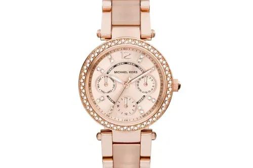 Michael Kors Parker Rose Gold Tone Bracelet Watch