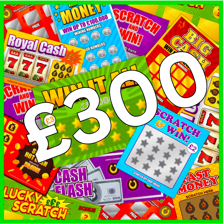 WIN £300 TO SPEND ON SCRATCH CARDS - 10/11 - Competition Fox