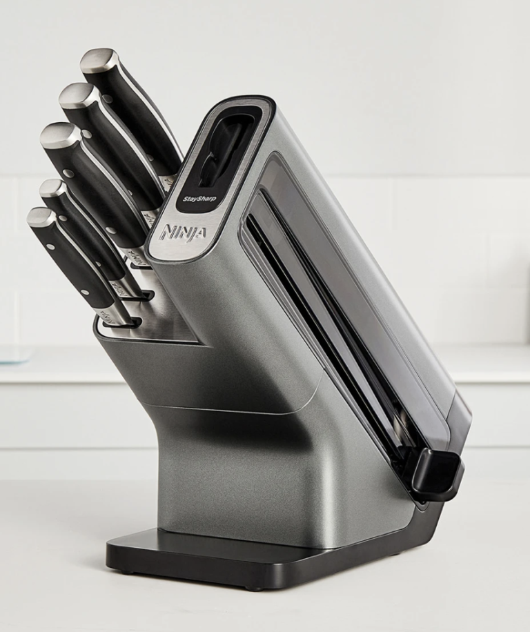 Ninja Foodi StaySharp Knife Block with Integrated Sharpener 5Piece