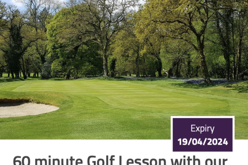 AUTO WIN - WIN A BOVEY CASTLE 60 minute Golf Lesson with our Head Professional
