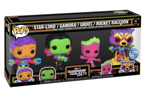 AUTO WIN - POP! Vinyl: Marvel Guardians of the Galaxy 2 Blacklight 4 Pack - 29/04