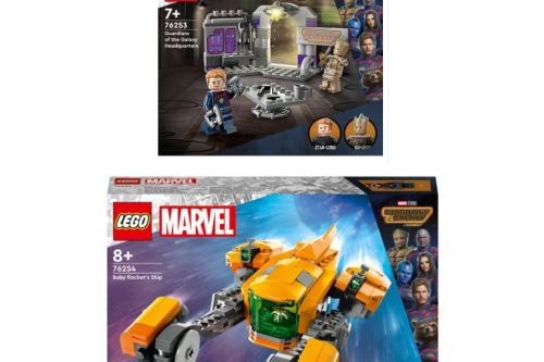AUTO WIN - LEGO Marvel 76254 Guardians of the Galaxy Baby Rocket’s Ship Set & LEGO Marvel 76253 Guardians of the Galaxy Headquarters
