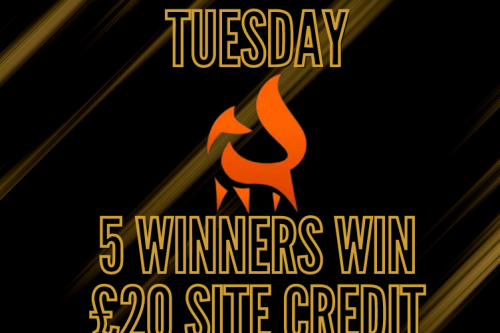 EVENING AUTO WIN - **5 WINNERS** WIN £20 SITE CREDIT - 23/05