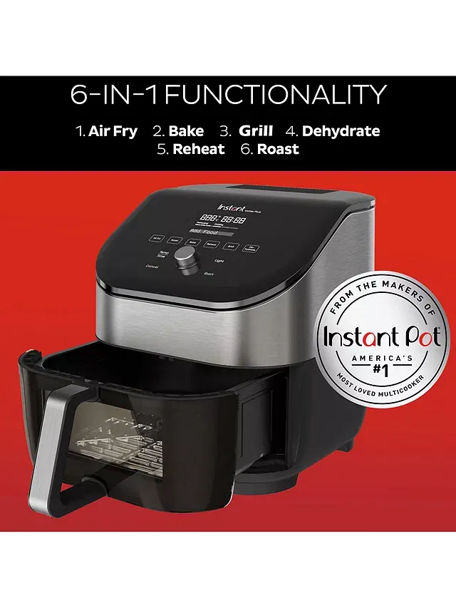 Instant Vortex Plus ClearCook Air Fryer with OdourErase, 5.7L